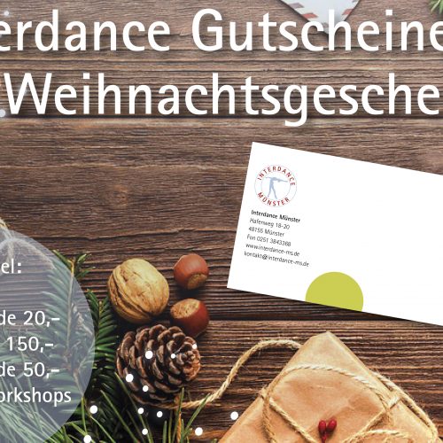 Interdance Gutschein als Weihnachtsgeschenk